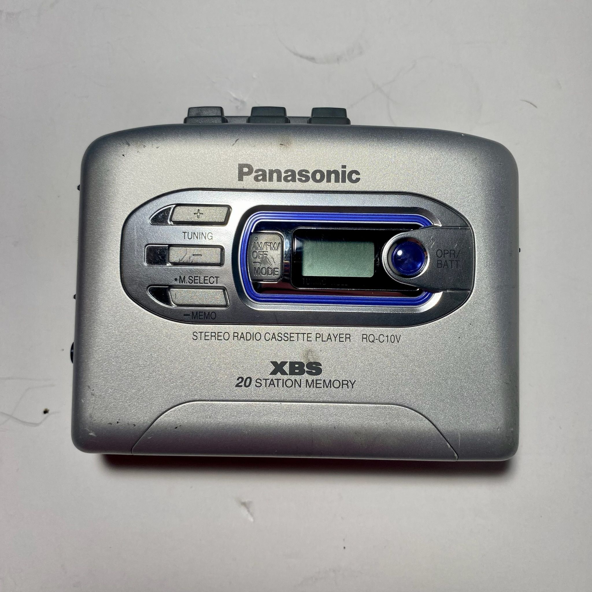 Panasonic personal XBS cassette radio tape player portable stereo RQ-C10V tested working