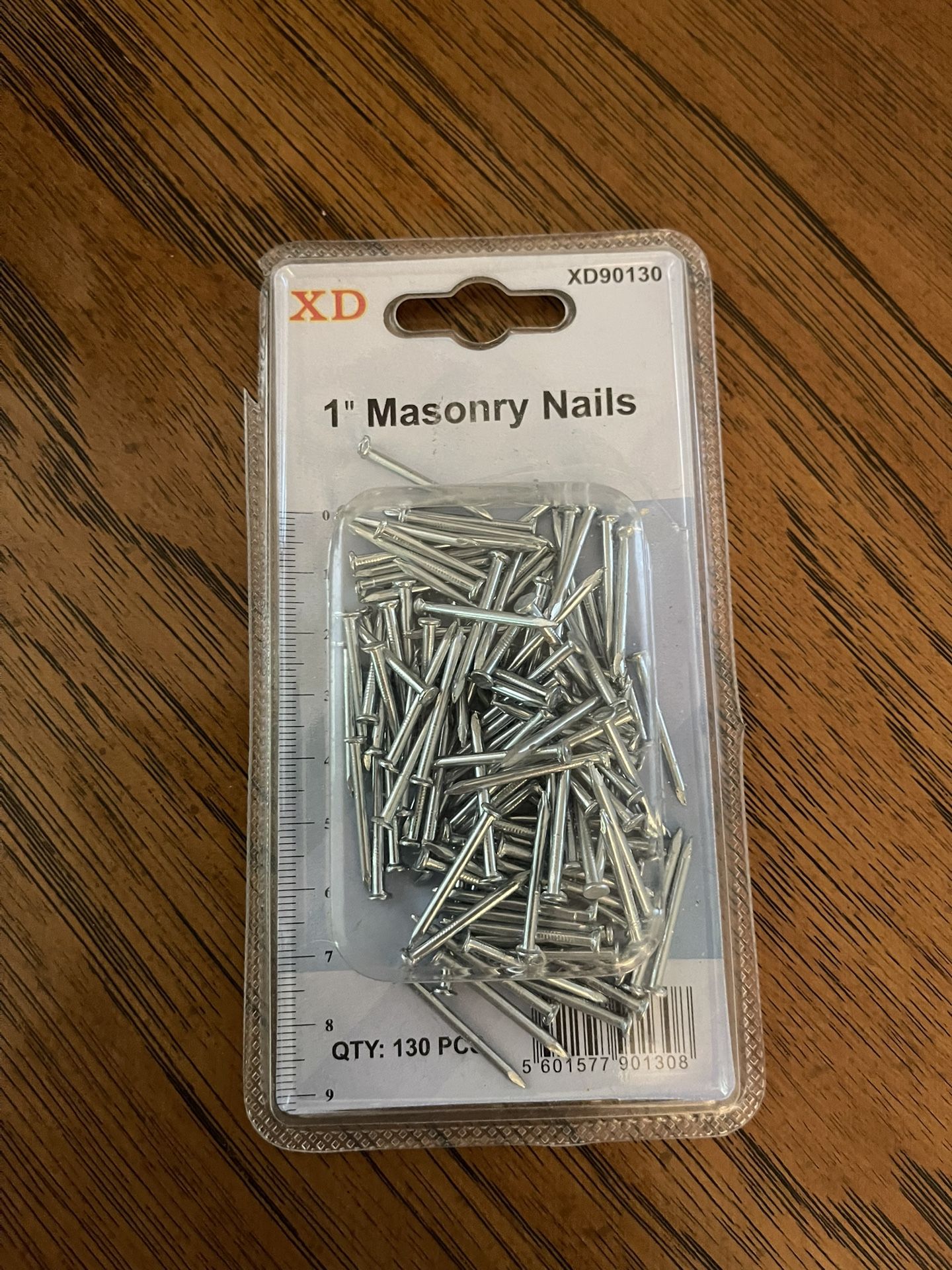 New pack of XD 1” Masonry Nails XD90130 - Quantity 130