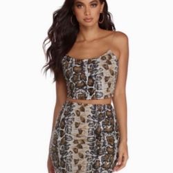 Windsor Snake Print Set