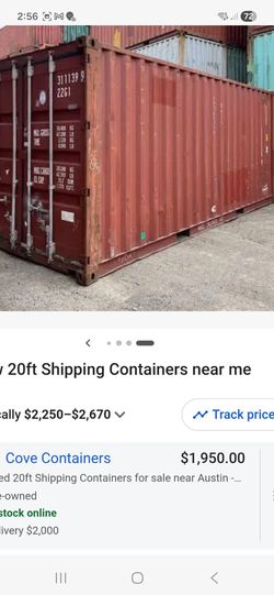 Used Shipping Container 8'×20'×8'6"