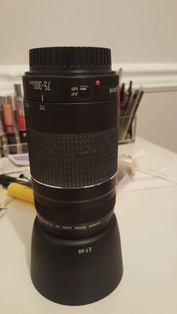 Canon 75-300mm EF 1:4-5.6 iii Zoom Lens