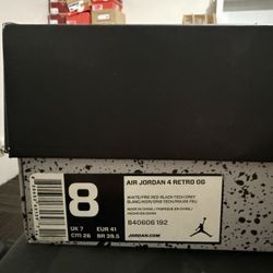 Jordan 4 Retro OG