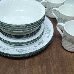 Correlle 20 Piece Callaway Green Ivy Set