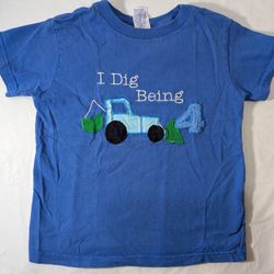 RABBIT SKINS - “I Dig Being 4”, Size 5/6