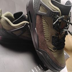 Spike Lee Jordans, Jordan Hybrid. FQ1759-116,  FQ1759-100  green/Brown