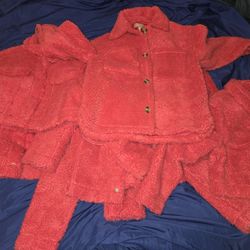 LOT Of 6 Cute Love Tree Charlotte Russe Faux Jacket Pink Women's Faux Fur Coat Jacket 