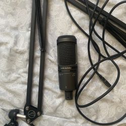 Audio Technica At2020 USB Microphone With Stand
