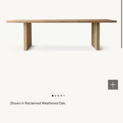RH White Oak Table 