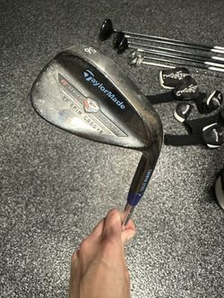Preowned Golf Club TaylorMade Carbon Steel EF 56 15, Wedge Shaft 35.75 R Series 