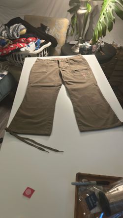 Echo red summer pants