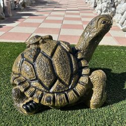 New Turtle Made Out Of Cement Perfect Gift 🎁 