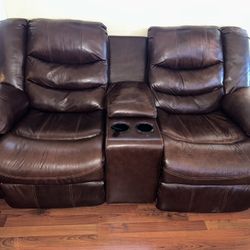 Set of Couch Recliners For Sale