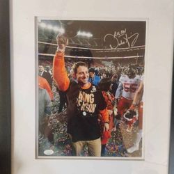Clemson Signed 11x14 Photo Of Dabo Swinney
