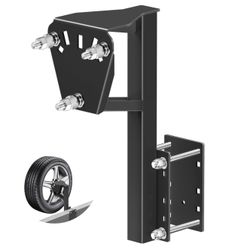 Spare Tire Mount For Utility Trailer Accessories, 3-Nut Design Spare Tire Carrier For Withstands 180 Lbs, Fits Most 4, 5 & 6 Lugs Wheels, Hold 4?,4.25