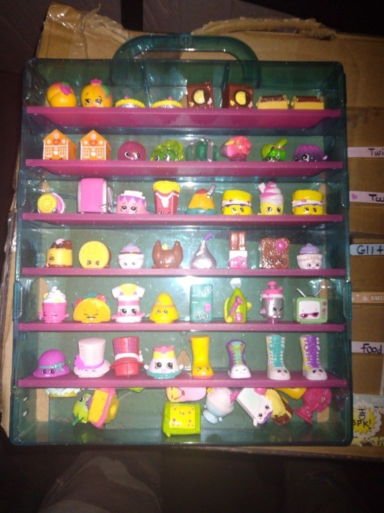 LoL Shopkins In  Wall-mount/Carrying Display Case