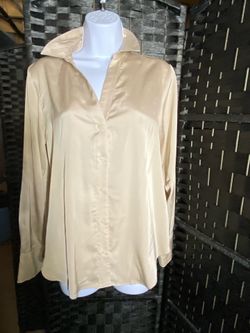 Ladies small oversized beige H&M top