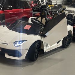 Lamborghini Aventador Two Seater Ride On Toy Kids Car 