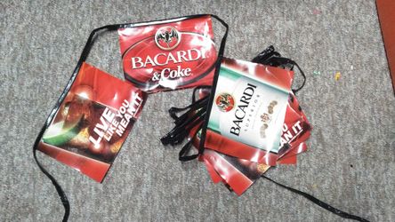 Bacardi bar flags