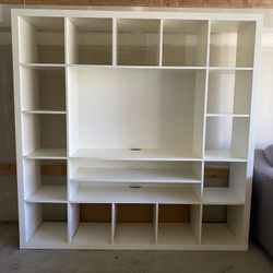 Kalax Entertainment Center Tv Stand Shelves IKEA  Book Case 