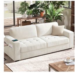 Beige couch
