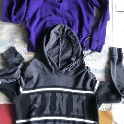 Two PINK Jackets Purple And Grey 