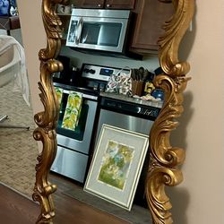 Mid Century Massive Italian Baroque Mirror 