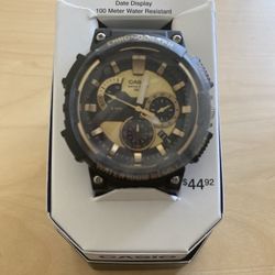 Casio Watch 100 m water resistant Black