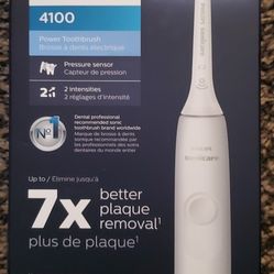 Philips Sonicare 4100 Power Toothbrush-White w/ Pressure Sensor ~ Rechargeable HX3681/23