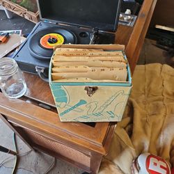 Records With Record Player
