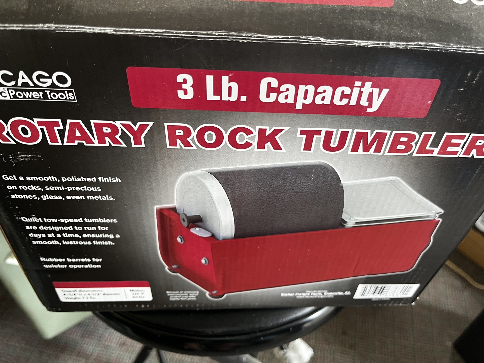 Chicago Rotary Rock Tumblr 3 Pound Capacity Excellent Condition
