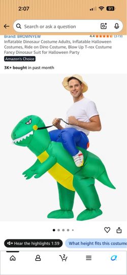Dinosaurs costume