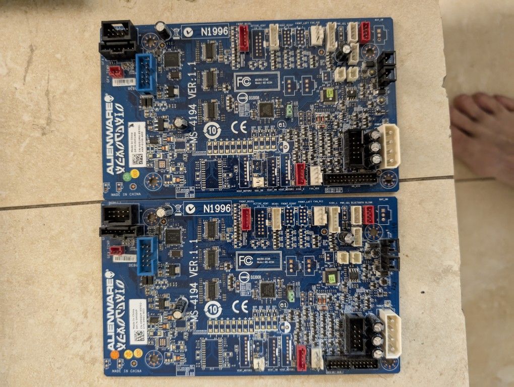 Dell Alienware Aurora R3/R4 Master I/O Control Boards, model number MS-4194