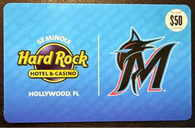 Marlins tickets $50 gift card