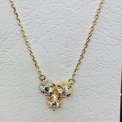 14k Soild Gold Chain With Pendant 