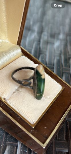 Antique turquoise sterling silver ring
