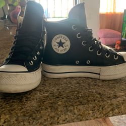 Leather Converse 