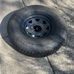 225/75/15 Spare Tire And Wheel And Rim