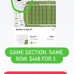 3 Oregon Duck Tickets Playoff Vs. James Maddison