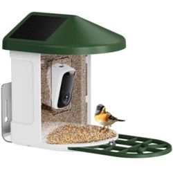 Bird Feeder with Camera, Smart Bird House with Cam Support, AI to Identify