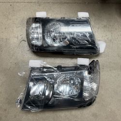 New pair 1998-2005 Toyota Fj100 Land cruiser LC100 105 series Headlights Left Right Side Headlamps