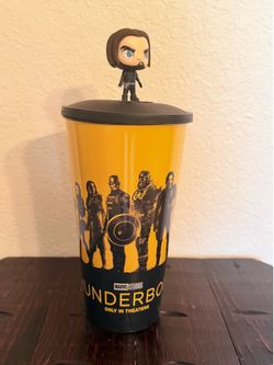 Marvel Studios Thunderbolts Funko Pop Bucky Barnes Tumbler Cup