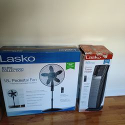 Lasko Tower Fan + Tower Heater