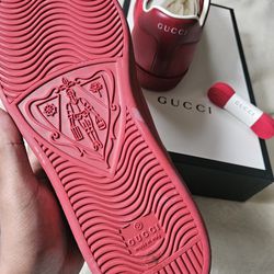 Gucci Ace Red Shoes Authentic