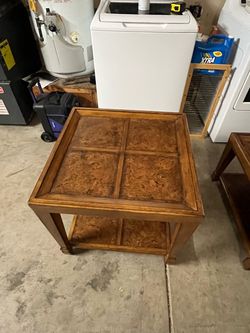 Coffee table with matching end table