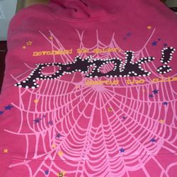 Pink Sp5der Hoodie 