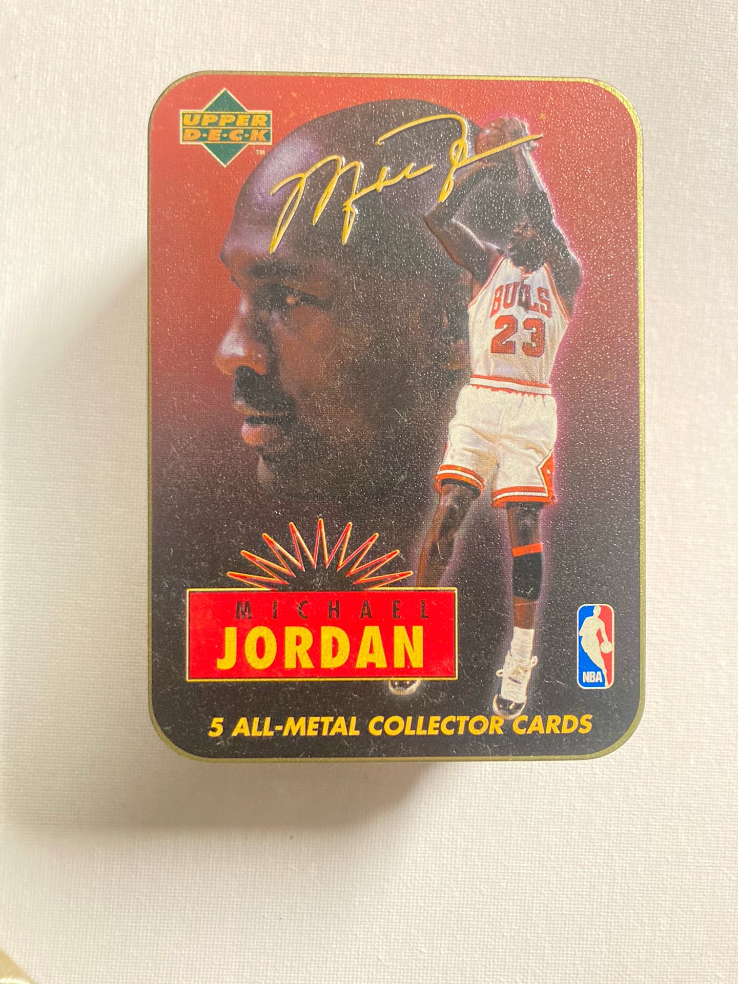 Micheal Jordan 5 All Metal Collector Cards