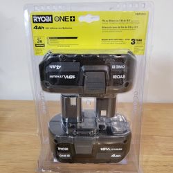 Ryobi 4Ah Battery Pack (x2, 8Ah Total)