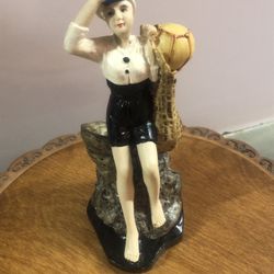 Vintage Hand Carved Wooden Figurines Status 