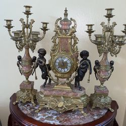 Imperial Italian Clock Set