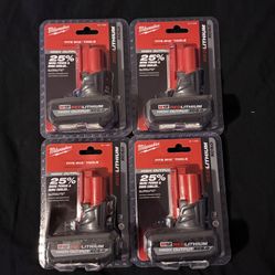 Milwaukee M12 5.0 High Output Batteries 